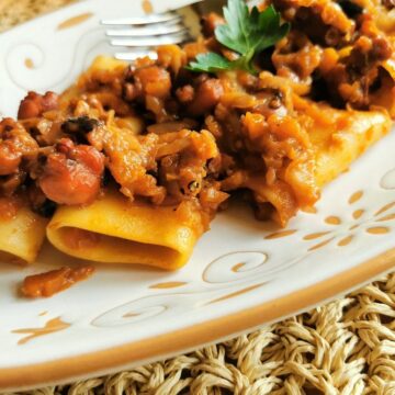 pasta with octopus alla Genovese